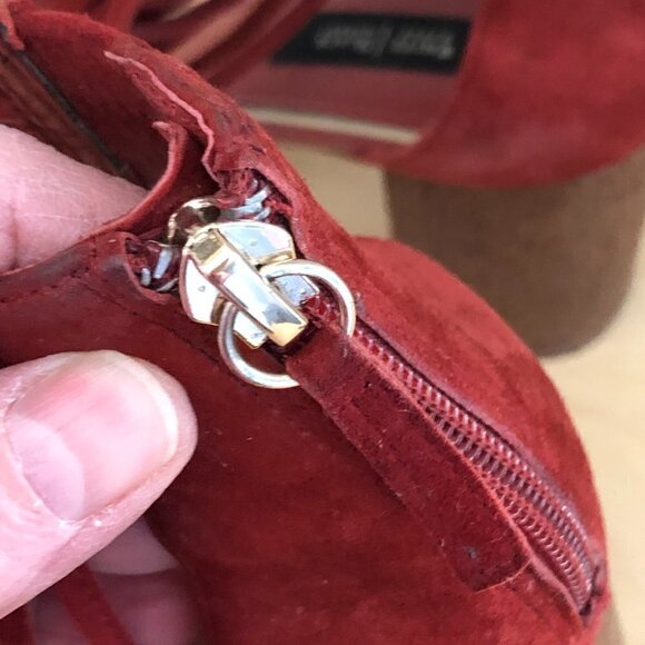 WHBM Margot Ankle Wrap Leather Sandals - Picture 6 of 14